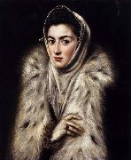 A Lady in a Fur Wrap, GRECO, El